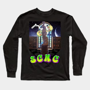 Spacecity Skater Long Sleeve T-Shirt